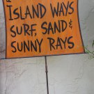 BEACH METAL OUTDOOR SIGN