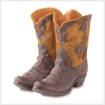 Cowboy boots planter