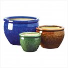 Jewel Tone Planter Trio