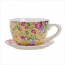 Rose Teacup Planter
