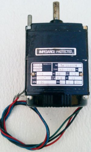 Bodine KCI-24A2 Gearmotor 115 Volt 1 Phase 200 RPM