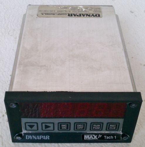 Dynapar MTJR1S00 Max Jr Tachometer 115/230 Volt