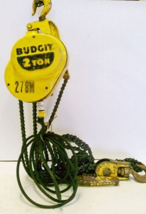 Budgit 307167-26 Chain Hoist 2 Ton 4.5 FPM 4000 LBS 460