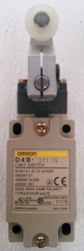 Omron D4B-3111N Roller Lever Limit Switch 2A 400 Volt IP67 D4B-0010N Nema A600