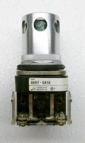Allen Bradley 800T-QA10 Series T Green Pilot Light Pushbutton 120 VAC NEMA 4 13
