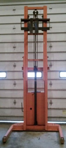 Presto PST2107-50 Hydraulic Lift Truck 2000 Lbs 24" L.C. 1 Ton Pallet Stacker