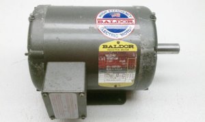 Baldor M3116T Drip Proof Motor 1 HP 1725 RPM 143T 208/230/460 VAC 3 Ph 3/4 Shaft