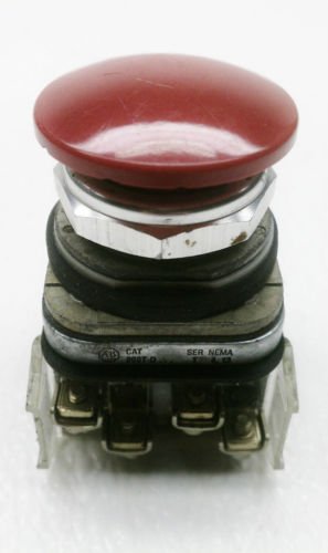 Allen Bradley 800T-D Red Mushroom Head Stop Push Button Series T 4,13  800T-XA C