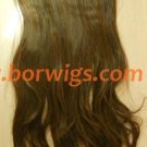 5 clip-in hair pieces #33 natural curly hair