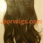 5 clip-in hair pieces #33 natural curly hair
