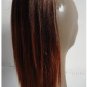 straight long hair extension ; ponytail ; brown color #30
