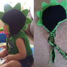 dino earflap beanie- child