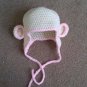 monkey earflap beanie- child