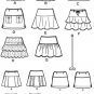 5084 SIMPLICITY LIZZIE MCGUIRE BB GIRLS 8 SKIRTS SIZE 8 1/2 - 16 1/2