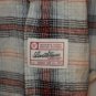 Levi Strauss Blue W/ Brown Plaid Casual Shirt M
