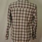 Levi Strauss Blue W/ Brown Plaid Casual Shirt M