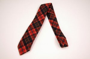 NWOT Red Plaid 100% Wool Pendleton Tie