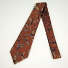 NWOTVintage Chaps by Ralph Lauren Muted Pink Parrot Tie