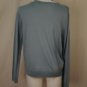 DKNY Men's V-Neck Pullover XL Steel Blue/ Gray