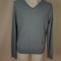 DKNY Men's V-Neck Pullover XL Steel Blue/ Gray