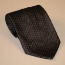 NWOT Luciano Gatti Elite 100% Silk Blue and Gold Tie