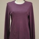 Ann Taylor Loft Eggplant Purple Long Sleeve XL