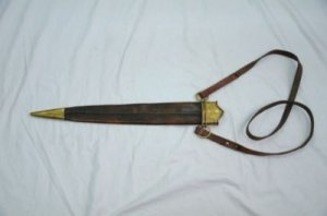 Medieval Leather Scabbard - King Arthur