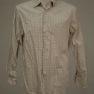 Banana Republic Blue and White Check Cotton Size M