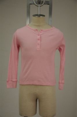 Gap Pink Thermal Henley Long Sleeve 5