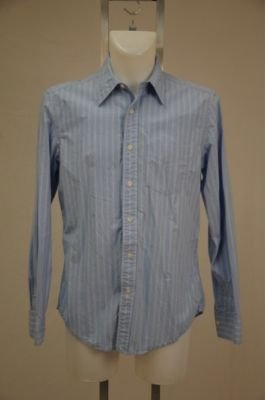 NWOT Gap Blue & White Stiped Cotton Shirt M