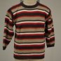 Chevignon Red, White, Brown Striped Cotton 5A Sweater