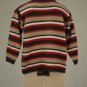 Chevignon Red, White, Brown Striped Cotton 5A Sweater