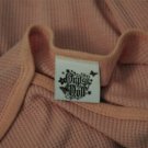 Gypsy Doll Pink Scoop Neck Thermal Long Sleeve S