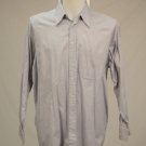Calvin Klein Blue and White Striped Cotton 17/35 Shirt
