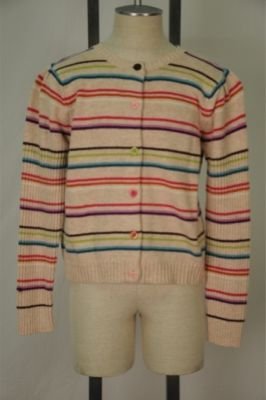 Gymboree Multi-Color Striped Button Down Sweater Kids 9