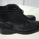 Man's Black Military Leather Booties - The Last Samurai