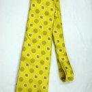 NWOT Gianni Viera Yellow 100% Silk Tie