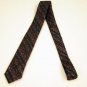 NWOT Wembley Black and Gray 100% Silk Skinny Tie