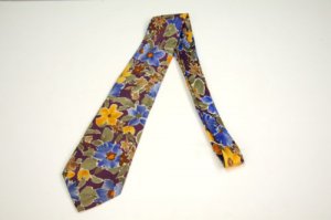 Jsaco 100% Silk Multi-Colored Floral Tie