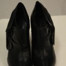  Laundry by Shelli Segal Black Leather Stilettos 8.5