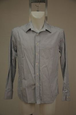 Gap Fitted Premium Shirt Blue & White Size M