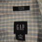 Gap Fitted Premium Shirt Blue & White Size M