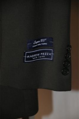 Andrew Fezza NY Gray Blazer 42L NWT