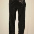 Danier Couture Size 2 Black Leather High Waisted Pants