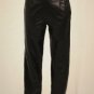 Danier Couture Size 2 Black Leather High Waisted Pants
