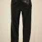 Danier Couture Size 2 Black Leather High Waisted Pants
