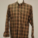 JoS. A. Bank Green w/ Red & Brown Plaid Long Sleeve L