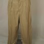 Perry Ellis Khaki Pleaded Front Pants 34L &Acirc;&nbsp;