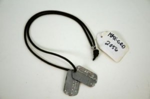 Lt. Cl. Mucci (Benjaming Bratt) Dog Tags-The Great Raid