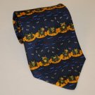 Silly Awesome "A Hungry Frog" Tie 100% Silk